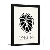 Botanical Art Prints Leaf Wall Decorative Photo Frame for Home and Office